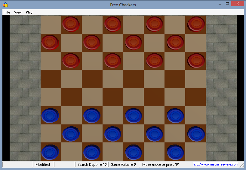 Play checkers and have exciting time