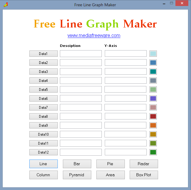 Create beautiful line graphs with ease.