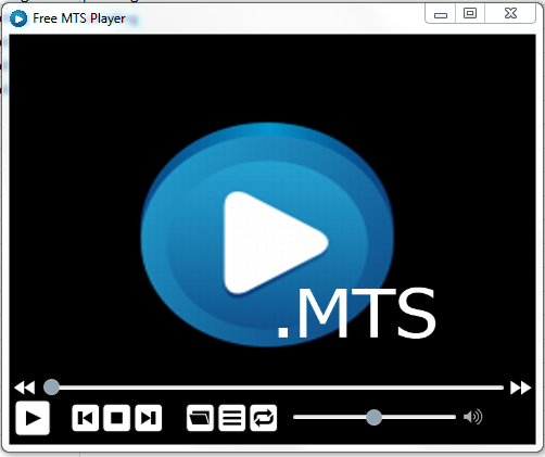 Play MTS videos on your computer.