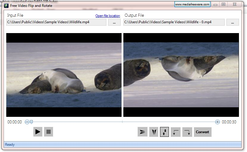 Flip and rotate your videos of multi formats.