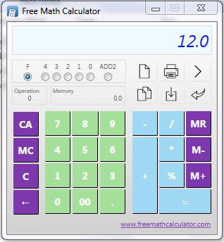 simple math calculator free asp classic