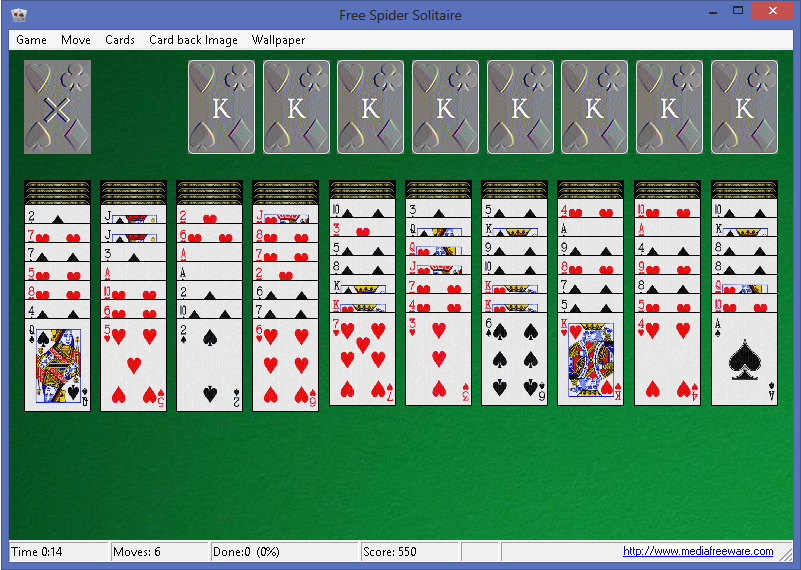 Spider Solitaire Online - 100% Free! No Download! No Ads!